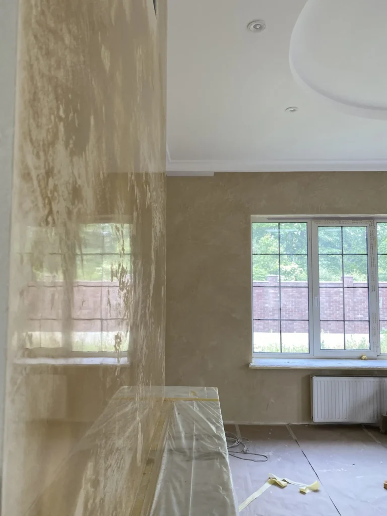 Seamless microcement wall finish, Pennsylvania