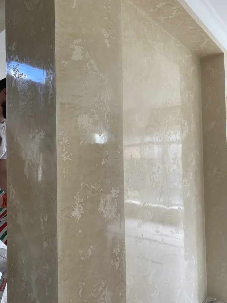 Seamless microcement surface, Chester County PA