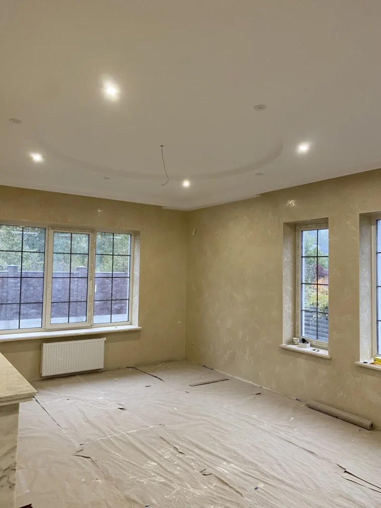Satin Marmorino feature wall, Chester County PA
