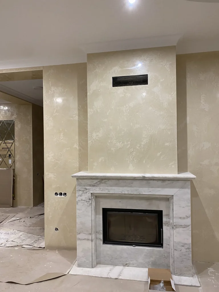 Marmorino plaster detail by DecoMaster